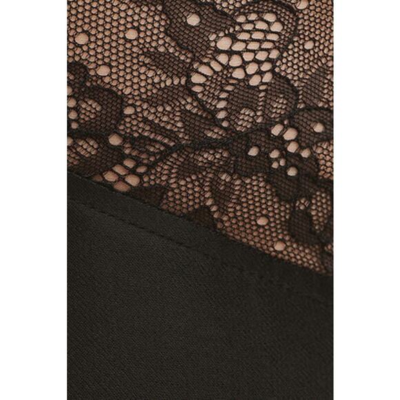 BHLDN Sweetheart Silky Satin Lace Cutout A-Line Gown - Picture 4 of 5